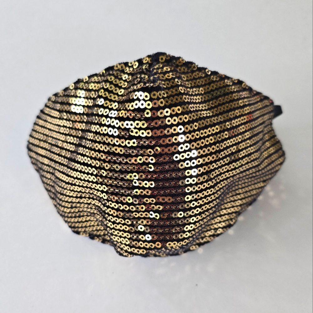 😷 Gold Sequin Cloth Mask